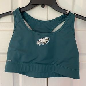 Philadelphia Eagles Nike Dri-fit sports bra